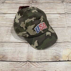 USA Embroidered Camouflage Women's Cap